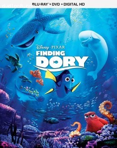 Finding Dory - [Blu-ray + DVD + Digital HD] Cover