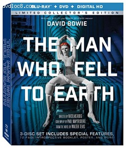 The Man Who Fell To Earth (Limited Collector's Edition) [Blu-ray + DVD + Digital HD] Cover