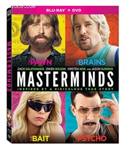 Masterminds [Blu-ray + DVD] Cover