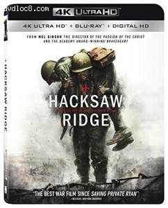Hacksaw Ridge [4K Ultra HD + Blu-ray + UltraViolet] Cover