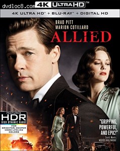 Allied [UHD/BD/Digital HD Combo] [4K] [Blu-ray] Cover