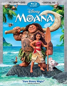 Moana [Blu-ray + DVD + Digital HD] Cover