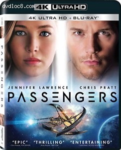Passengers [4K Ultra HD + Blu-ray 3D + Blu-ray] Cover