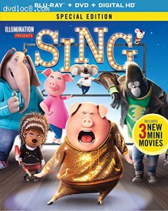 Sing - Special Edition [Blu-ray + DVD + Digital HD] Cover