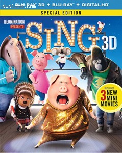 Sing - Special Edition [Blu-ray 3D + Blu-ray + Digital HD] Cover