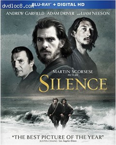 Silence [Blu-ray + Digital HD] Cover