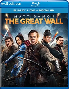 Great Wall, The (Blu-ray + DVD + Digital HD) Cover