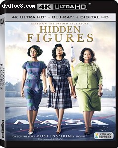 Hidden Figures [4K Ultra HD + Blu-ray + Digital HD] Cover