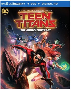 Teen Titans: Judas Contract [Blu-ray + DVD + Digital HD] Cover