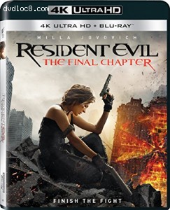 Resident Evil: The Final Chapter [4K Ultra HD + Blu-ray] Cover