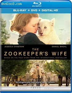 The Zookeeper's Wife [Blu-ray + DVD + Digital HD] Cover