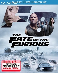 The Fate of the Furious [Blu-ray + DVD + Digital HD] Cover