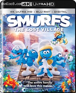 Smurfs: The Lost Village [4K Ultra HD + Blu-ray + Digital] Cover