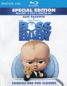 Boss Baby [Blu-ray + DVD + Digital HD] Cover
