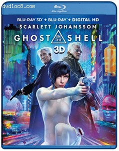Ghost in the Shell [Blu-ray 3D + Blu-ray + Digital HD] Cover