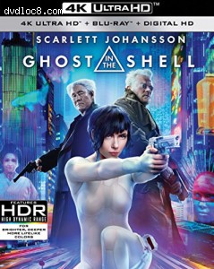 Ghost in the Shell [4K Ultra HD + Blu-ray + Digital HD] Cover