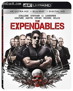 The Expendables 4K Ultra HD [Blu-ray + Digital HD] Cover