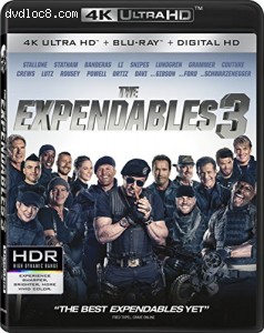 Expendables 3 [4K Ultra HD + Blu-ray + Digital HD] Cover