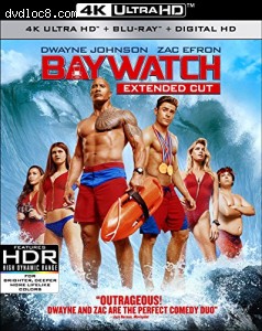 Baywatch (4K UHD, Blu-ray, Digital HD) Cover