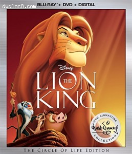 Lion King: Walt Disney Signature Collection [Blu-ray + DVD + Digital] Cover