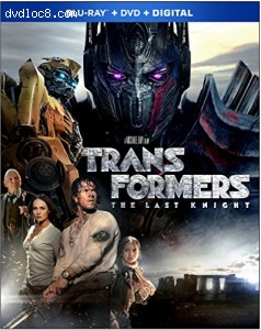Transformers: The Last Knight [Blu-ray + DVD + Digital] Cover