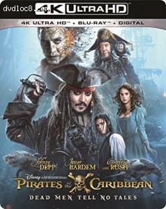Pirates of the Caribbean: Dead Men Tell No Tales [4K Ultra HD + Blu-ray + Digital] Cover