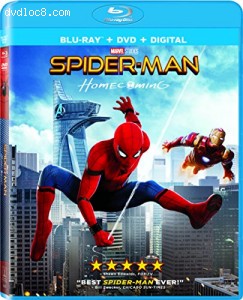 Spider-Man: Homecoming [Blu-ray + DVD + Digital] Cover