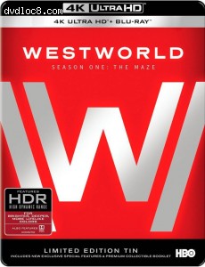 Westworld: The Complete First Season [4K Ultra HD + Blu-ray] Cover
