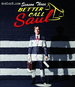 Better Call Saul Season Three (Blu-ray + UltraViolet) Cover