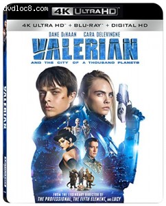 Valerian and the City of A Thousand Planets  [4K Ultra HD + Blu-ray + Digital HD] Cover