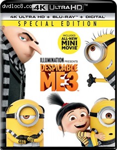 Despicable Me 3 [4K Ultra HD + Blu-ray + Digital] Cover