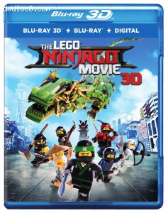 LEGO Ninjago Movie, The [Blu-ray 3D + Blu-ray + Digital] Cover