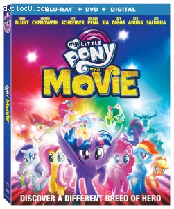 My Little Pony: The Movie [Blu-ray + DVD + Digital] Cover