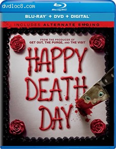 Happy Death Day [Blu-ray + DVD + Digital] Cover