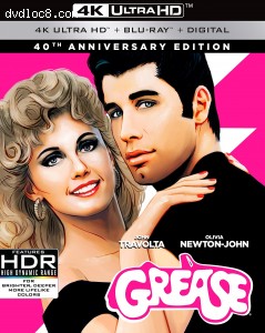 Grease: 40th Anniversary Edition [4K Ultra HD + Blu-ray + Digital] Cover