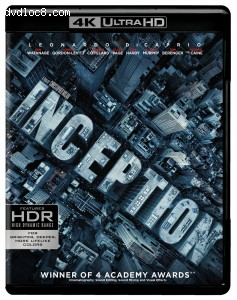 Inception (4K Ultra HD + Blu-ray + Digital) Cover