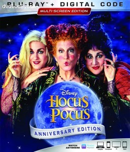 Hocus Pocus: Anniversary Edition [Blu-ray + Digital] Cover