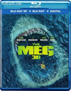 Meg, The [Blu-ray 3D + Blu-ray + Digital] Cover