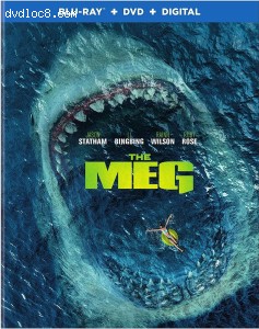 Meg, The (Wal-Mart Exclusive) [Blu-ray + DVD + Digital] Cover