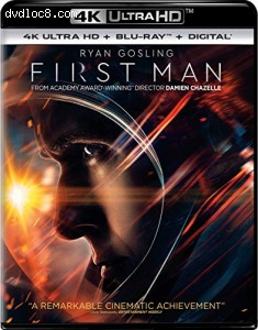 First Man [4K Ultra HD + Blu-ray + Digital] Cover