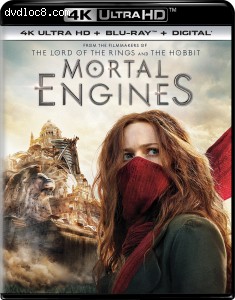 Mortal Engines [4K Ultra HD + Blu-ray + Digital] Cover