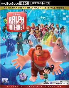 Ralph Breaks the Internet: Wreck It Ralph 2 [4K Ultra HD + Blu-ray + Digital]