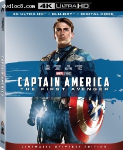 Captain America: The First Avenger (Cinematic Universe Edition) [4K Ultra HD + Blu-ray + Digital] Cover