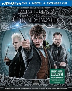 Fantastic Beasts: The Crimes of Grindelwald (Barnes &amp; Noble Exclusive) [Blu-ray + DVD + Digital] Cover