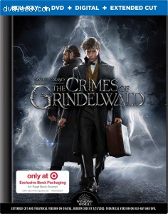 Fantastic Beasts: The Crimes of Grindelwald (Target Exclusive DigiBook) [Blu-ray + DVD + Digital] Cover