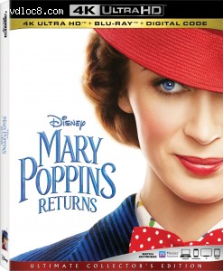 Mary Poppins Returns [4K Ultra HD + Blu-ray + Digital] Cover