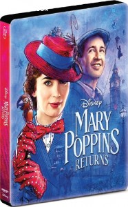 Mary Poppins Returns (Best Buy Exclusive SteelBook) [4K Ultra HD + Blu-ray + Digital] Cover