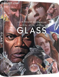 Glass (Target Exclusive SteelBook) [Blu-ray + DVD + Digital] Cover
