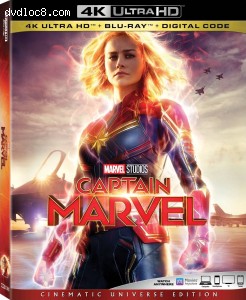 Captain Marvel [4K Ultra HD + Blu-ray + Digital] Cover