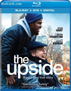 Upside, The [Blu-ray + DVD + Digital] Cover